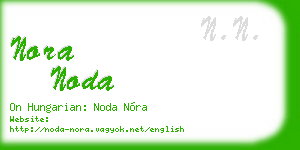 nora noda business card